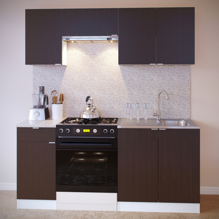 Кухонные гарнитуры, Кухонный гарнитур ПН-04 + ТК-04.1 + ПН-06.2 + ПН-08 + ТК-08м