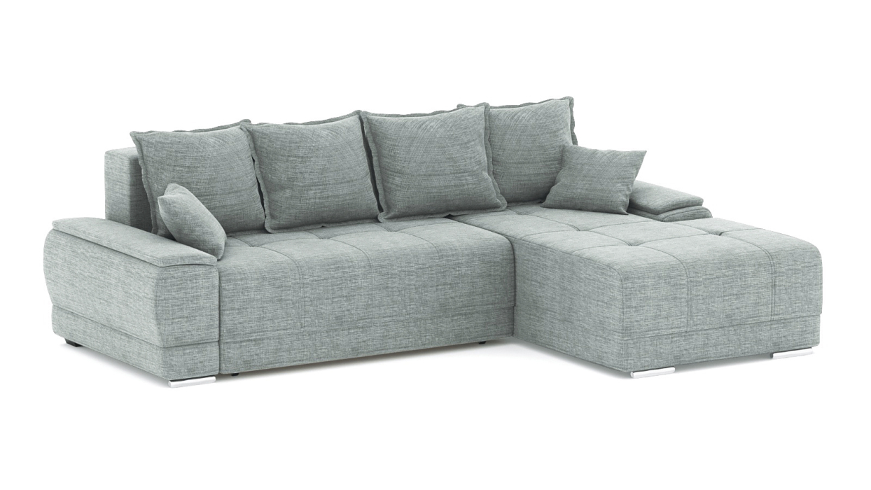 Диваны угловые в гостиную, Диван-кровать угловой Нордвикс Мини, рогожка