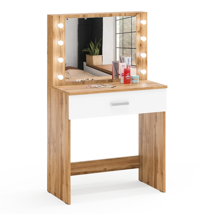 С зеркалом, Столик косметический с подсветкой СТ-4