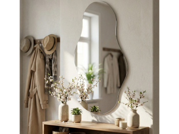 Зеркало настенное Мебелик фигурное Сельетта-7 110 х 55,8 см