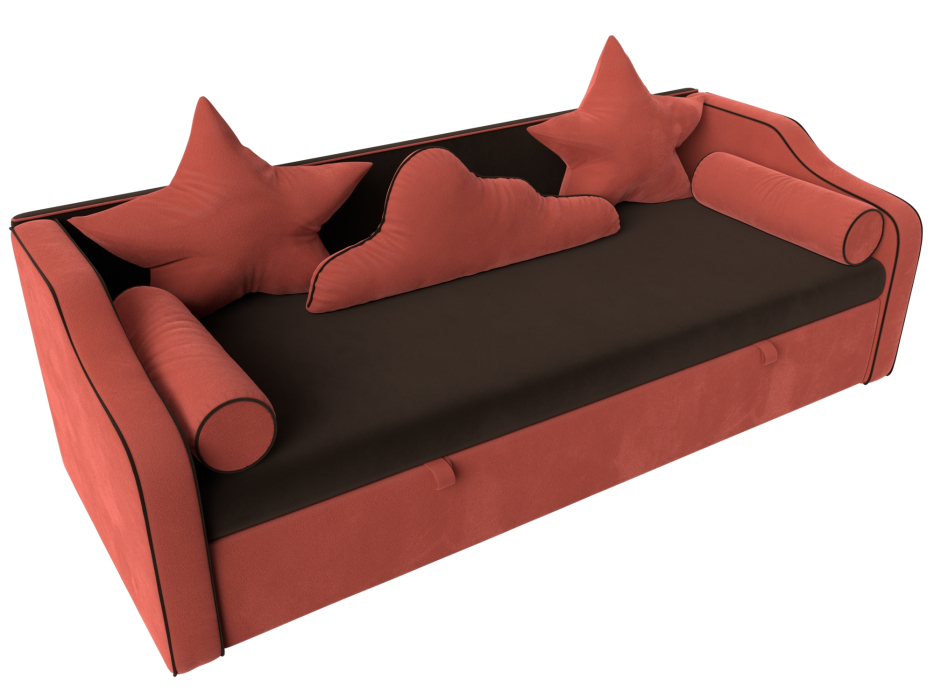 Детские диваны, Детский диван-кровать Рико, микровельвет