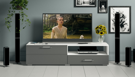 Тумба под ТВ СВК Ларго 1,4 Белый