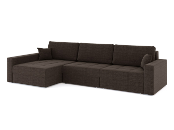 Диван-кровать угловой Брест 3 секции еврокнижка, рогожка
