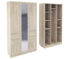 Шкафы распашные, Шкаф ШК-3/4