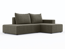 Диваны угловые в гостиную, Диван-кровать угловой Кензо еврокнижка, рогожка Люкс