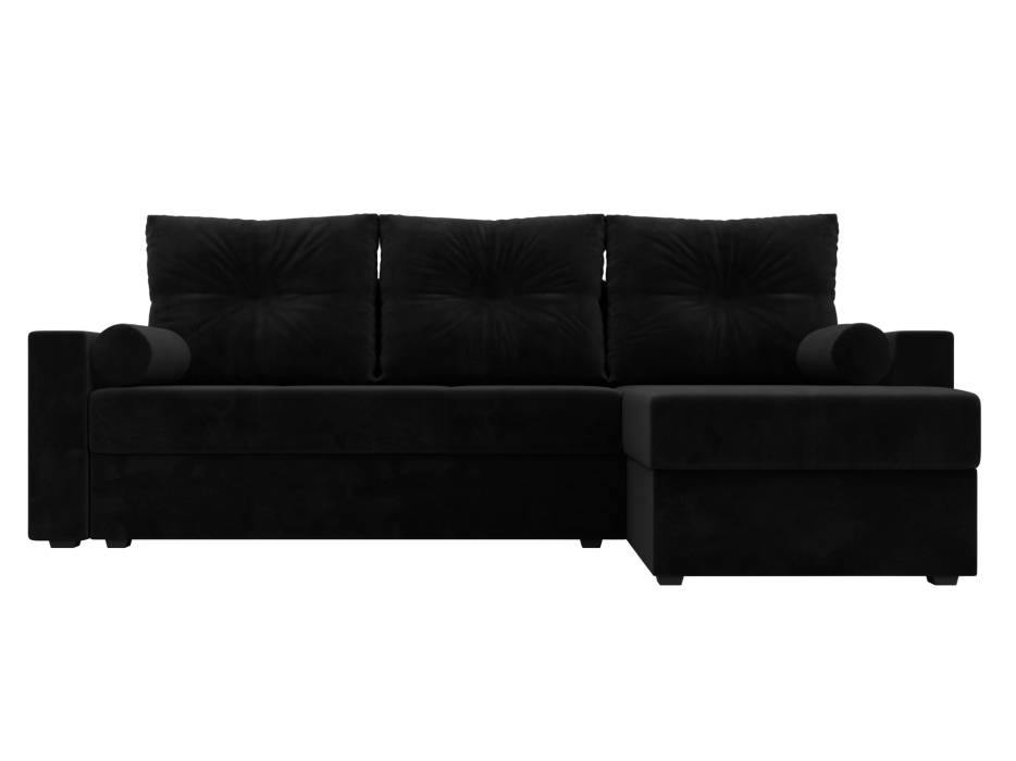 Диваны угловые в гостиную, Диван угловой Верона Лайт правый угол, велюр