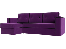 Диваны угловые в гостиную, Угловой диван Принстон левый угол, микровельвет