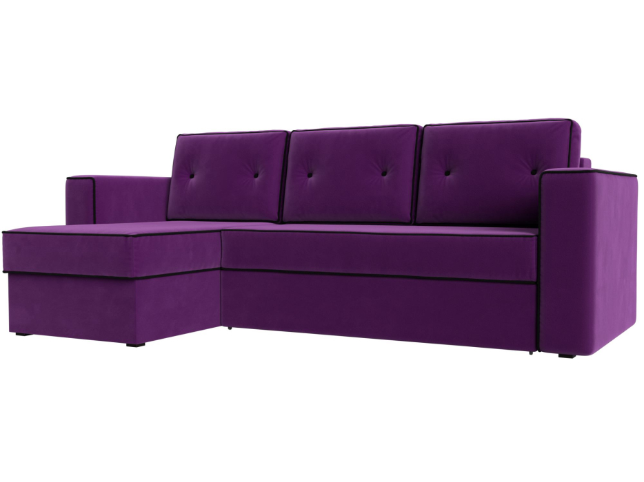 Диваны угловые в гостиную, Угловой диван Принстон левый угол, микровельвет