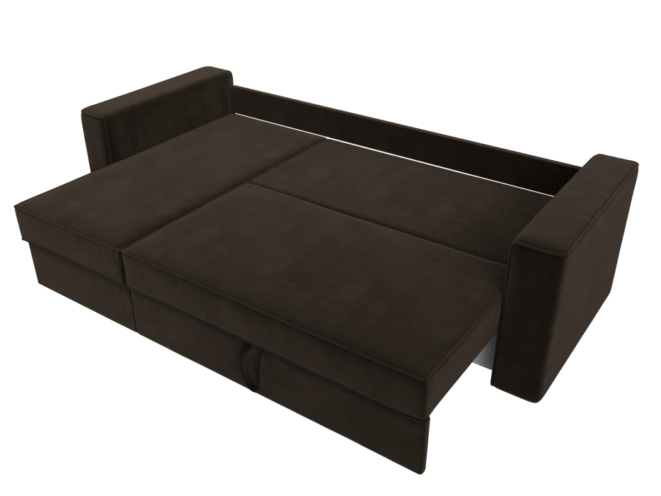 Диваны угловые в гостиную, Угловой диван Принстон левый угол, микровельвет