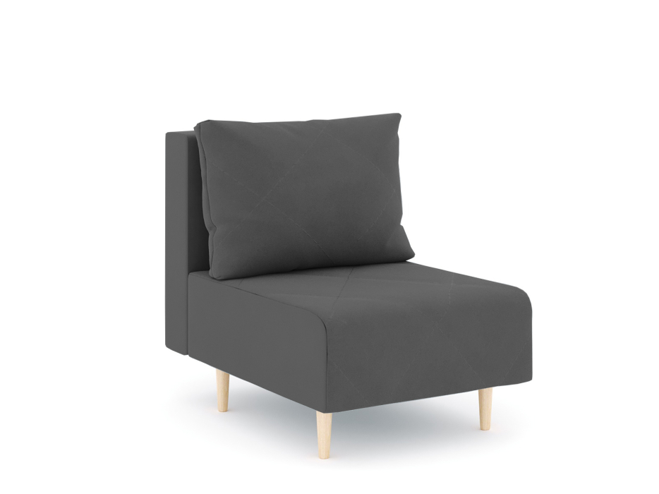 Кресло для отдыха, Кресло для отдыха Милли без подлокотников, велюр