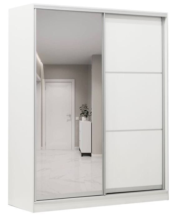 Шкафы-купе 2-х дверные, Шкаф-купе 1755х590х2300 Вариант №4