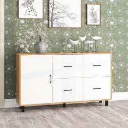 Комод-тумба 4-ре ящика и дверка РВК 125-1504