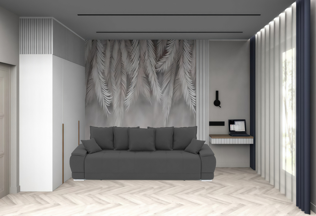 Диваны еврокнижки, Диван-кровать еврокнижка, Нордвикс, велюр