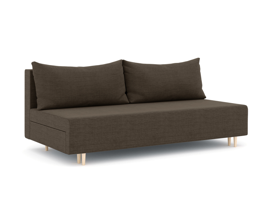 Диваны еврокнижки, Диван-кровать еврокнижка Смайл без подлокотников, рогожка Люкс