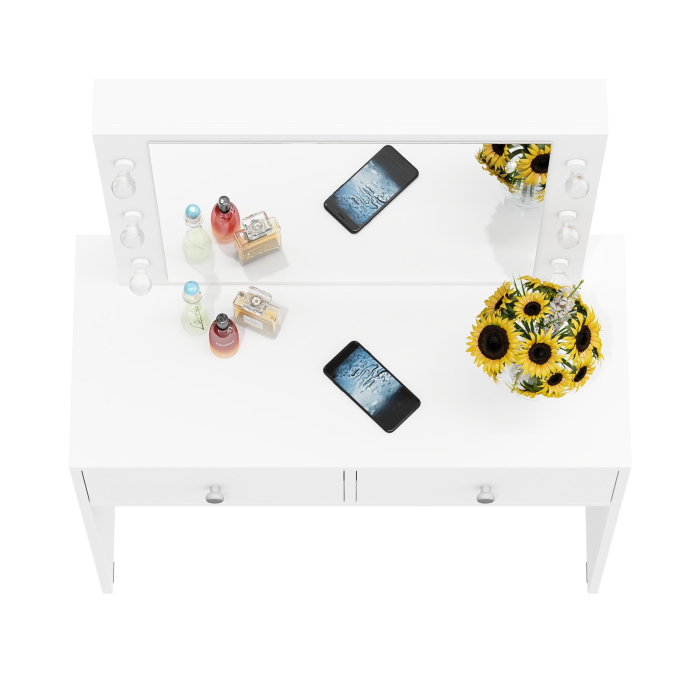 С зеркалом, Стол туалетный с подсветкой СТ-5