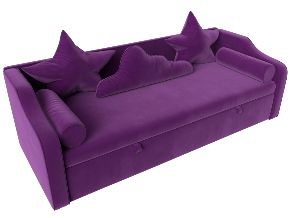 Детские диваны, Детский диван-кровать Рико, микровельвет