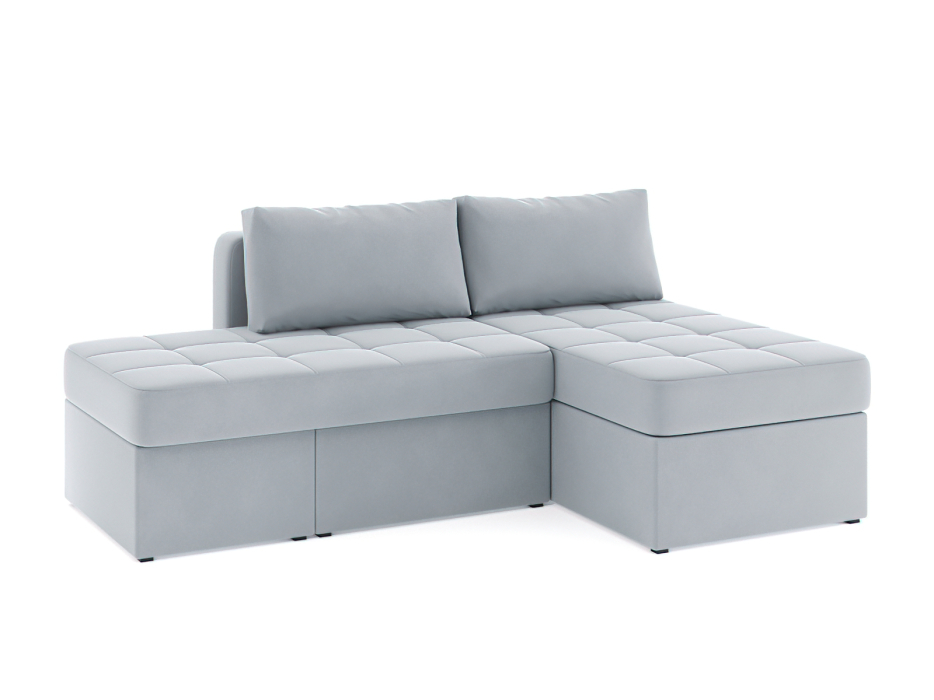 Диваны угловые в гостиную, Диван-кровать угловой Оливер еврокнижка-трансформер, велюр