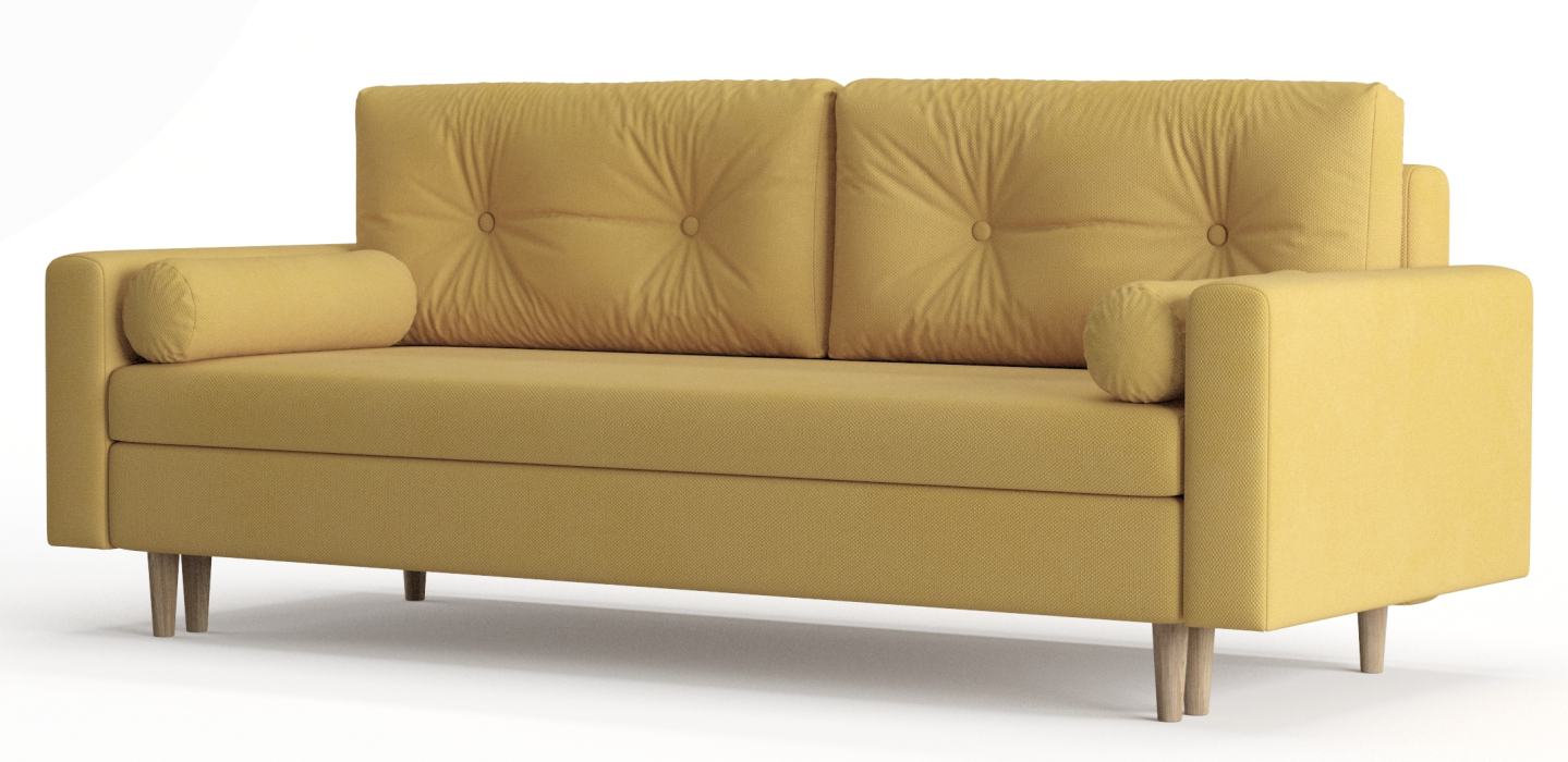 Диваны еврокнижки, Диван-кровать Таврида, пружинный блок, велюр