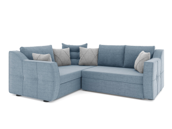 Диван-кровать угловой Френсис дельфин, рогожка