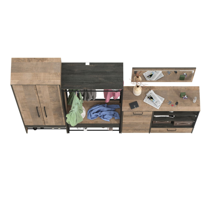 Прихожие, Прихожая модульная в стиле лофт Трувор № 234