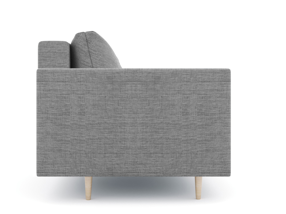 Диваны прямые кухонные, Диван прямой нераскладной Милли мини 2-х  местный с подлокотниками, рогожка