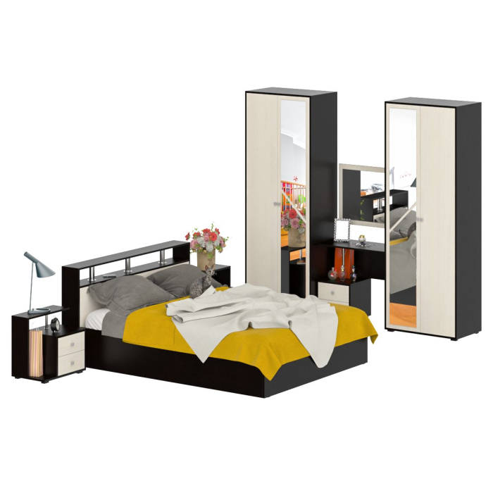 Спальные гарнитуры, Спальный гарнитур Камелия №2