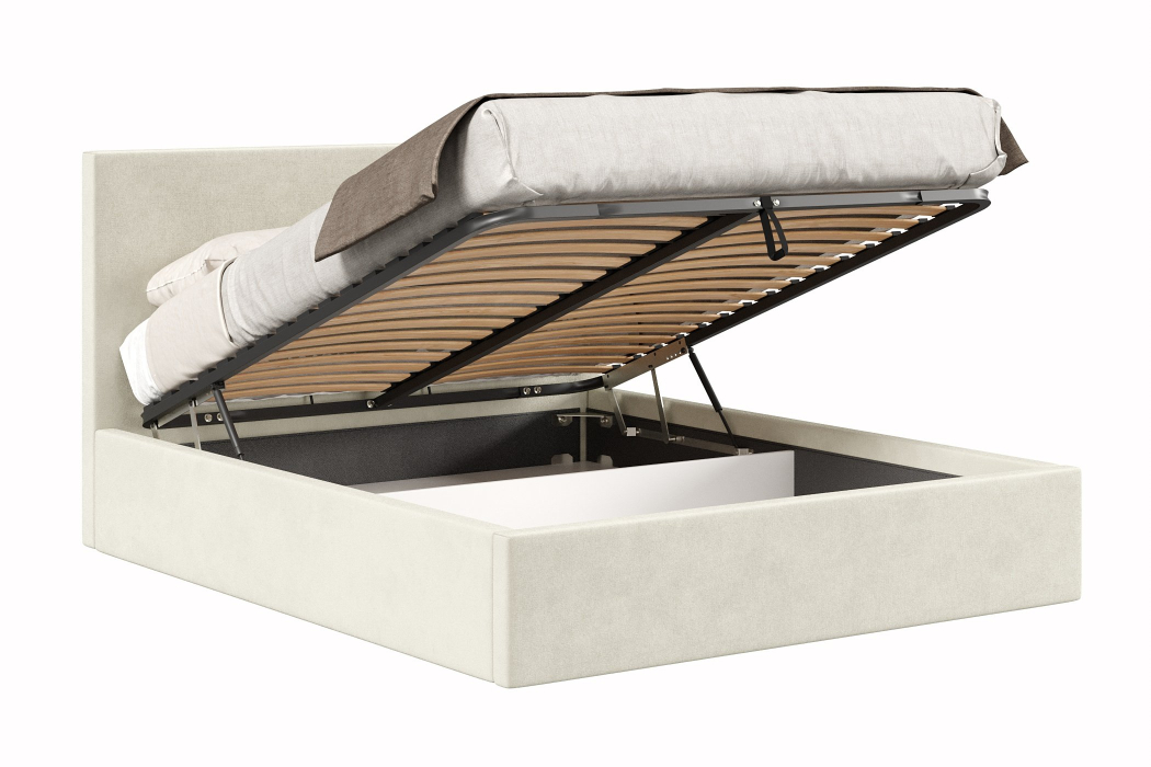 Мягкая кровать, Кровать Парма 1600 с подъёмным механизмом