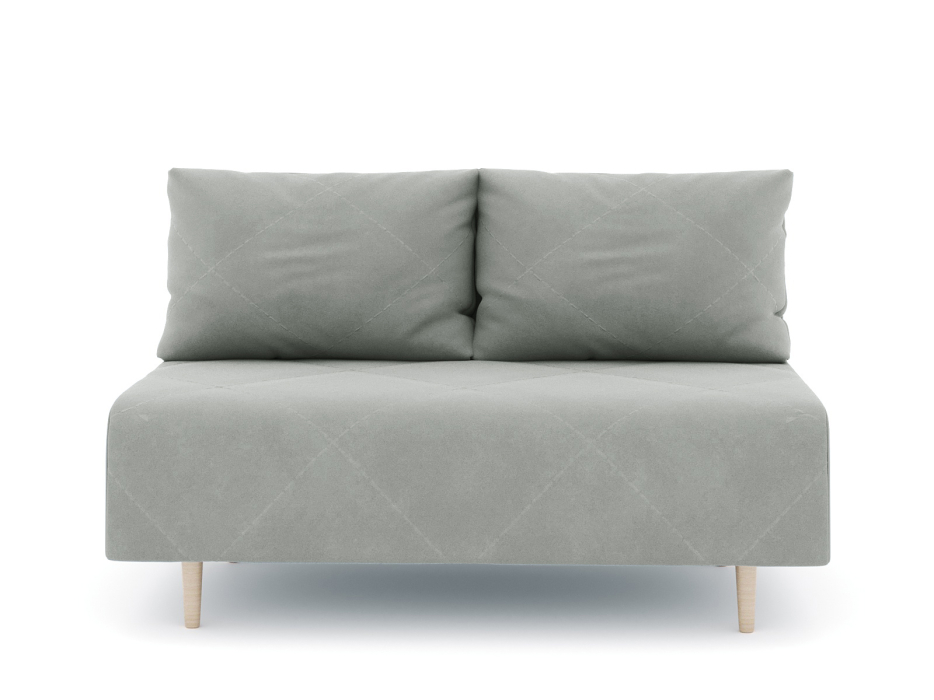 Дизайнерские диваны для гостиной, Диван прямой нераскладной Милли мини 2-х  местный без подлокотников, велюр