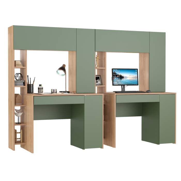 Прямые компьютерные столы, Комплект из рабочих столов Mobi Комфорт 12.71