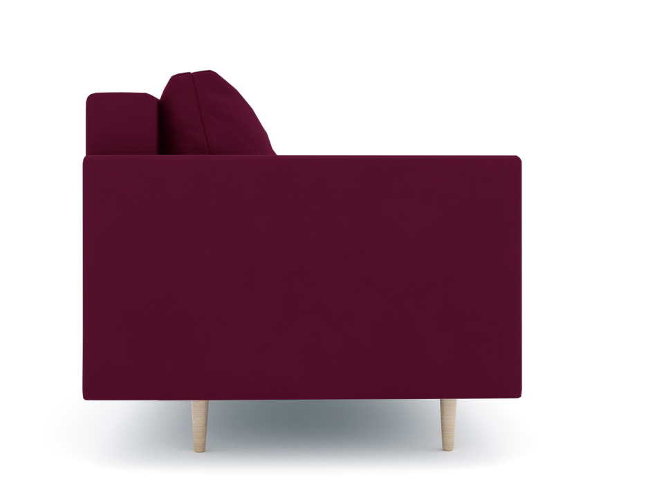 Диваны прямые кухонные, Диван прямой нераскладной Милли мини 2-х  местный с подлокотниками, велюр