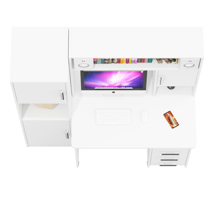 Прямые компьютерные столы, Компьютерный стол с колонкой СК-9