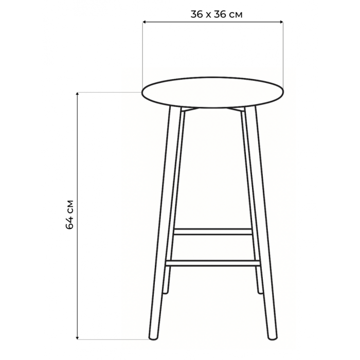 Стулья, Полубарный стул Гангток крутящийся