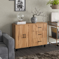 Комоды, Комод-тумба две дверки и три ящика РВК 123-1204