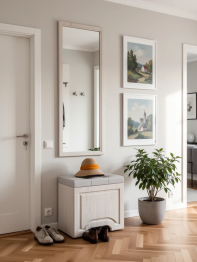 Пуф с высоким зеркалом Ливерпуль