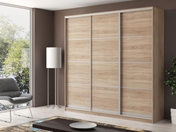 Шкаф купе 3-х дверный Айсберг 240