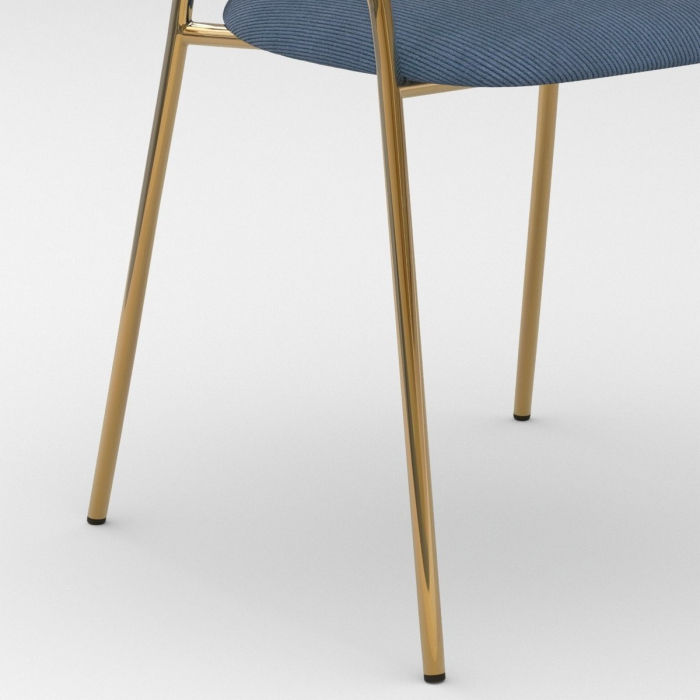 Стулья, Стул Whispered Fusion вельвет, золотой