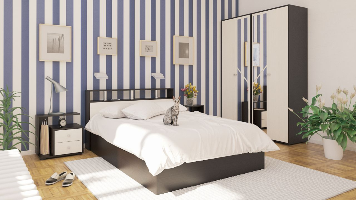 Спальные гарнитуры, Спальный гарнитур Камелия №1