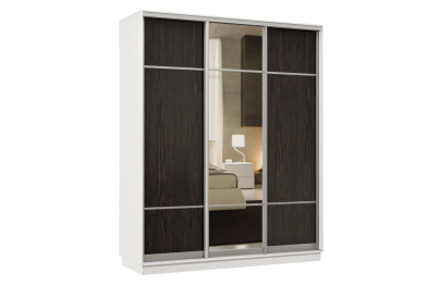 Шкаф-купе Премьер Лайт 33 (08;11;08) трехдверный