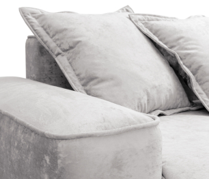 Диван угловой "Бали"со спальным местом, микровелюр