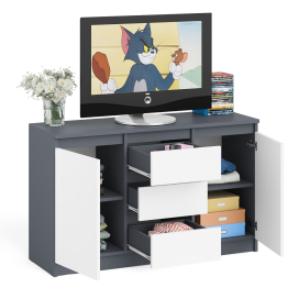 Комод-тумба три ящика и две дверки Мори МК1200.3