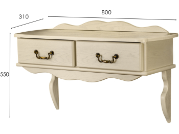 Консоль настенная Мебелик Берже 20