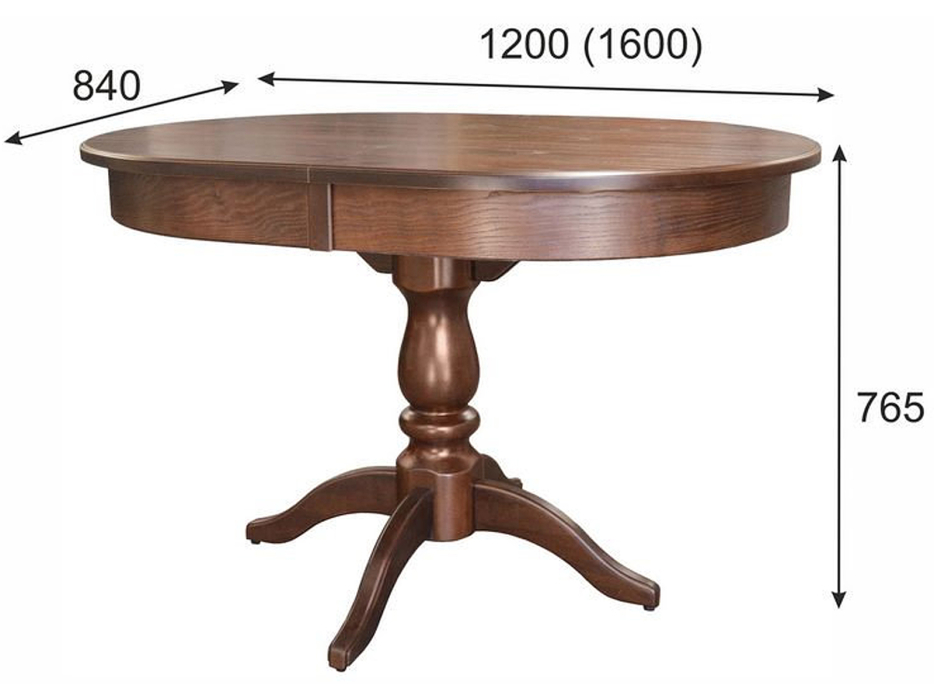 Обеденные столы, Стол обеденный Мебелик Тарун 4