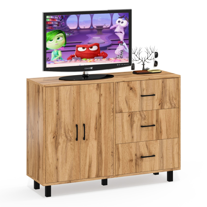 Комоды, Комод-тумба две дверки и три ящика РВК 123-1204