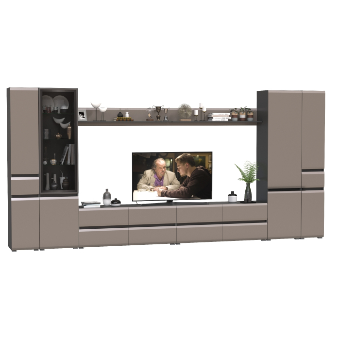 Стенки для гостиной, Мебель для гостиной корпусная Сидней комплектация № 114