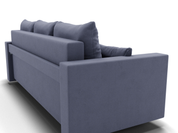 Прямой диван Адам, НПБ,еврокнижка,велюр