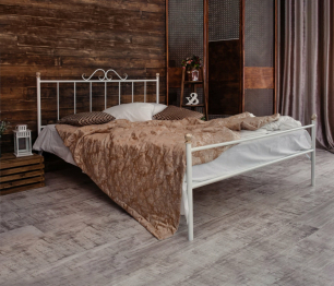 Кованая кровать Оливия 1.4 с одной спинкой