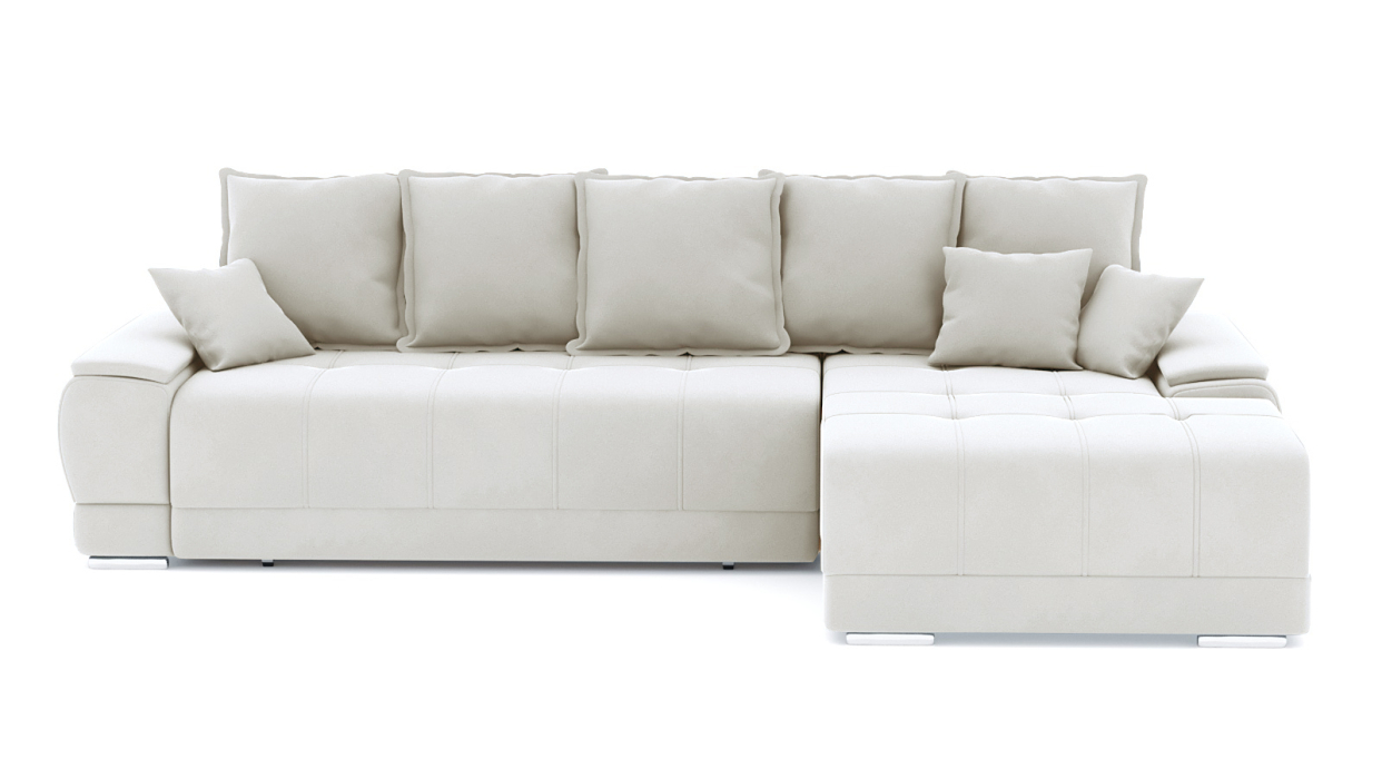 Диваны угловые в гостиную, Диван-кровать угловой Нордвикс ПБ, велюр