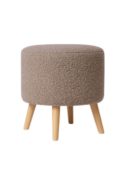 Пуф в прихожую, Пуф Лаки,букле