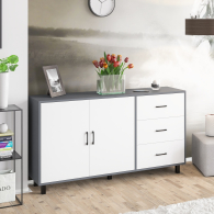 Комоды, Широкий тумба-комод с ящиками и дверками РВК 123-1604