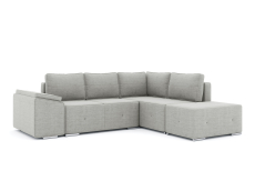 Диваны угловые в гостиную, Диван-кровать угловой Хавьер  ПБ еврокнижка, рогожка Люкс